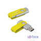 Флеш-карта "Vostok", объем памяти 16GB, покрытие soft touch# желт