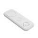 Настольная беспроводная (15W) зарядная станция "Snow Board" для смартфона, часов и наушников бел