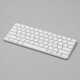 Беспроводная клавиатура Air Keyboard для MAC, Windows, 500 мАч, алюминий, белый, Deppa