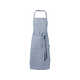 Pheebs 200 g/m2 recycled cotton apron, синий