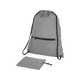 Складной рюкзак со шнурком Coss, heather medium grey