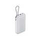 Внешний аккумулятор с встроенным кабелем Xiaomi Power Bank 20000mAh (Integrated Cable) GL Light Gray