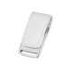 Флеш-карта USB 2.0 16 Gb с магнитным замком "Vigo", белый/серебристый