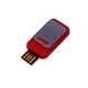 USB-флешка промо на 32 Гб прямоугольной формы, выдвижной механизм, красный