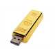 USB-флешка на 32 Гб в виде слитка золота, золотой