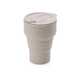 Силиконовый складной стакан "GoCup", бежевый