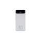 RIVACASE VA2540 (10 000mAh), QC/PD 20W внешний аккумулятор с дисплеем, белый 12/48