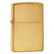 Зажигалка Zippo с покрытием Brushed Brass, латунь/сталь, золотистая, матовая, 36х12х56 мм