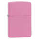 Зажигалка Zippo Pink Matte с покрытием Pink Matte, латунь/сталь, розовая, матовая, 36x12x56 мм