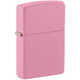 Зажигалка Zippo Pink Matte с покрытием Pink Matte, латунь/сталь, розовая, матовая, 36x12x56 мм