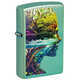 Зажигалка ZIPPO Единение с природой с зеленым глянцевым покрытием | One with Nature Design High Poli