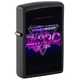Зажигалка ZIPPO Sign Design с покрытием Black Matte, латунь/сталь, черная, 38x13x57 мм, шт
