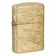 Зажигалка ZIPPO Armor Luxury Waves Design с покрытием Tumbled Brass, латунь/сталь, золотистая, матов