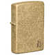 Зажигалка ZIPPO Armor Flame c покрытием Tumbled Brass, латунь/сталь, золотистая, 38x13x57 мм, шт