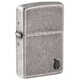 Зажигалка ZIPPO Armor Пламя c античным серебристым покрытием | Flame Antique Silver, латунь/сталь, с