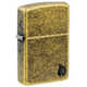 Зажигалка ZIPPO Armor Пламя c покрытием античная латунь | Flame Antique Brass, латунь/сталь, золотис