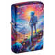 Зажигалка ZIPPO Mushroom Forest Design с покрытием 540 Matte, латунь/сталь, разноцветная, матовая, 3