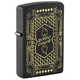 Зажигалка ZIPPO Lines Design с покрытием Black Matte, латунь/сталь, черная, матовая, 38x13x57 мм, шт