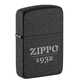 Зажигалка ZIPPO 1941 Replica, с покрытием Black Crackle, черный, матовая, 38x13x57 мм, шт
