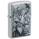 Зажигалка ZIPPO Мифические существа с покрытием матовый хром | Mystical Beings Design Brushed Chrome