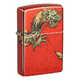 Зажигалка Zippo Dragon Design с покрытием 540 Tumbled Brass, латунь/сталь, разноцветная, 38x13x57 мм