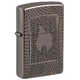 Зажигалка Zippo Armor® с покрытием Black Ice®, латунь/сталь, чёрная, 29x10x60 мм
