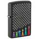 Зажигалка Zippo Chess Pieces с покрытием Black Matte, латунь/сталь, черная 38x13x57 мм