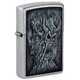 Зажигалка Zippo Evil Tree с покрытием Street Chrome, латунь/сталь, серебристая, 38x13x57 мм