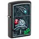 Зажигалка Zippo Ladybug Design с покрытием Black Matte, латунь/сталь, черная, матовая, 38x13x57 мм