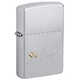 Зажигалка Zippo Love Design с покрытием Satin Chrome, латунь/сталь, серебристая, 38x13x57 мм