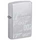 Зажигалка Zippo James Bond™ с покрытием Satin Chrome, латунь/сталь, серебристая, 38x13x57 мм