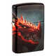 Зажигалка Zippo Dragon Design с покрытием 540 Matte, латунь/сталь, черная, 38x13x57 мм