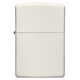 Зажигалка Zippo Classic с покрытием Glow In The Dark, латунь/сталь, белая, матовая, 38x13x57 мм