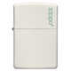 Зажигалка Zippo Classic с покрытием Glow In The Dark, латунь/сталь, белая, матовая, 38x13x57 мм