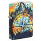 Зажигалка Zippo Compass с покрытием Glow In The Dark Green, латунь/сталь, разноцветная, 38x13x57 мм