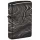 Зажигалка Zippo Marble Pattern с покрытием High Polish Black, латунь/сталь, чёрная, 38x13x57 мм