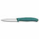 Нож Victorinox для овощей, лезвие 8 см волнистое, зеленый