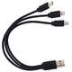 Кабель USB 3 в 1 (Micro, Type-C, Lightning) Черный 6011.08