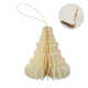 Christmas paper tree hanger бежев