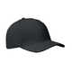 6 panel baseball cap черн