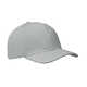 6 panel baseball cap сер