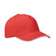 6 panel baseball cap красно-бел