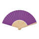 Manual hand fan фиолетов