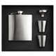 Набор SLIMMY FLASK SET фляга, рюмки и воронка, тускло-серебряный