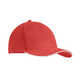 Brushed heavy cotton 6 panel Ba красно-бел