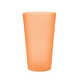 Reusable event cup 500ml прозрачно-оранжев