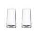 Хрустальный бокал для игристого вина на магните Trebonn SplitGlass, 2 шт, 320 мл черн