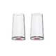 Хрустальный бокал для игристого вина на магните Trebonn SplitGlass, 2 шт, 320 мл красн