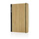 Блокнот Scribe с обложкой из бамбука, А5, 80 г/м² черн