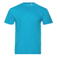 Футболка унисекс STAN, хлопок 150, 51, Бирюзовый,  (32)  (48/M)